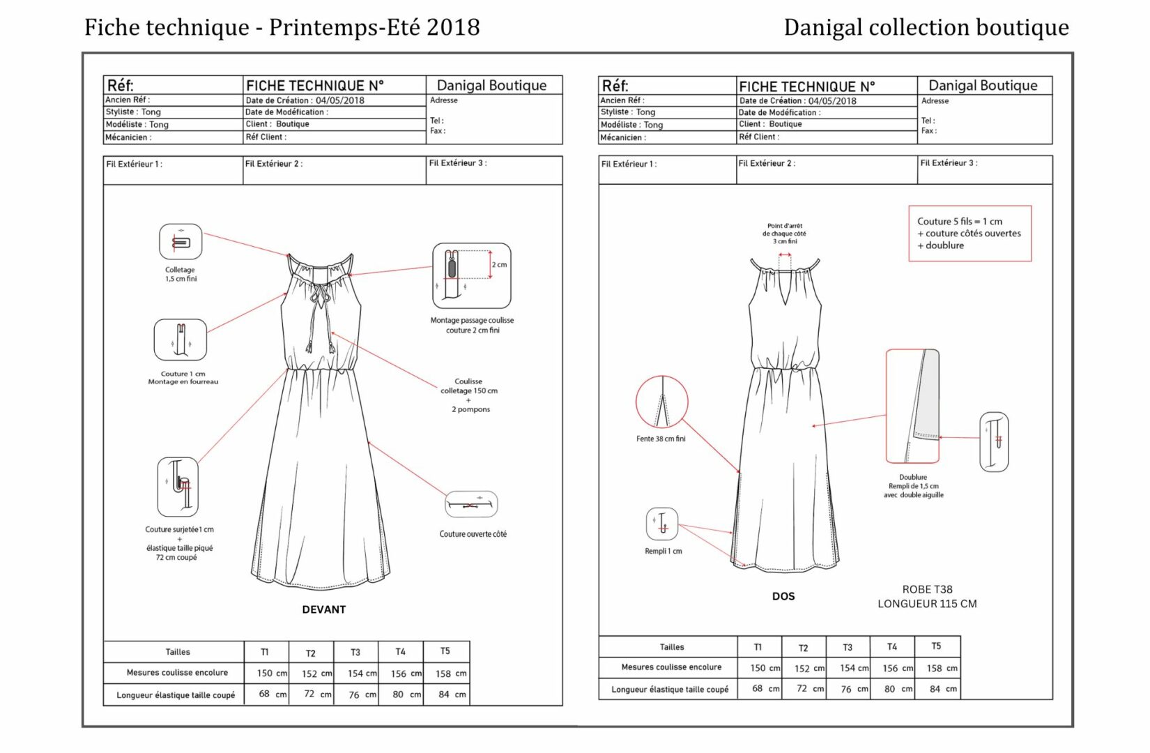 Styliste Modéliste Prêt-à-porter Femme